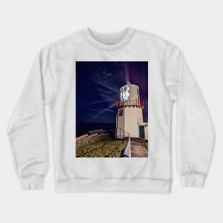 Blackhead Lighthouse, County Antrim, Northern Ireland Crewneck Sweatshirt